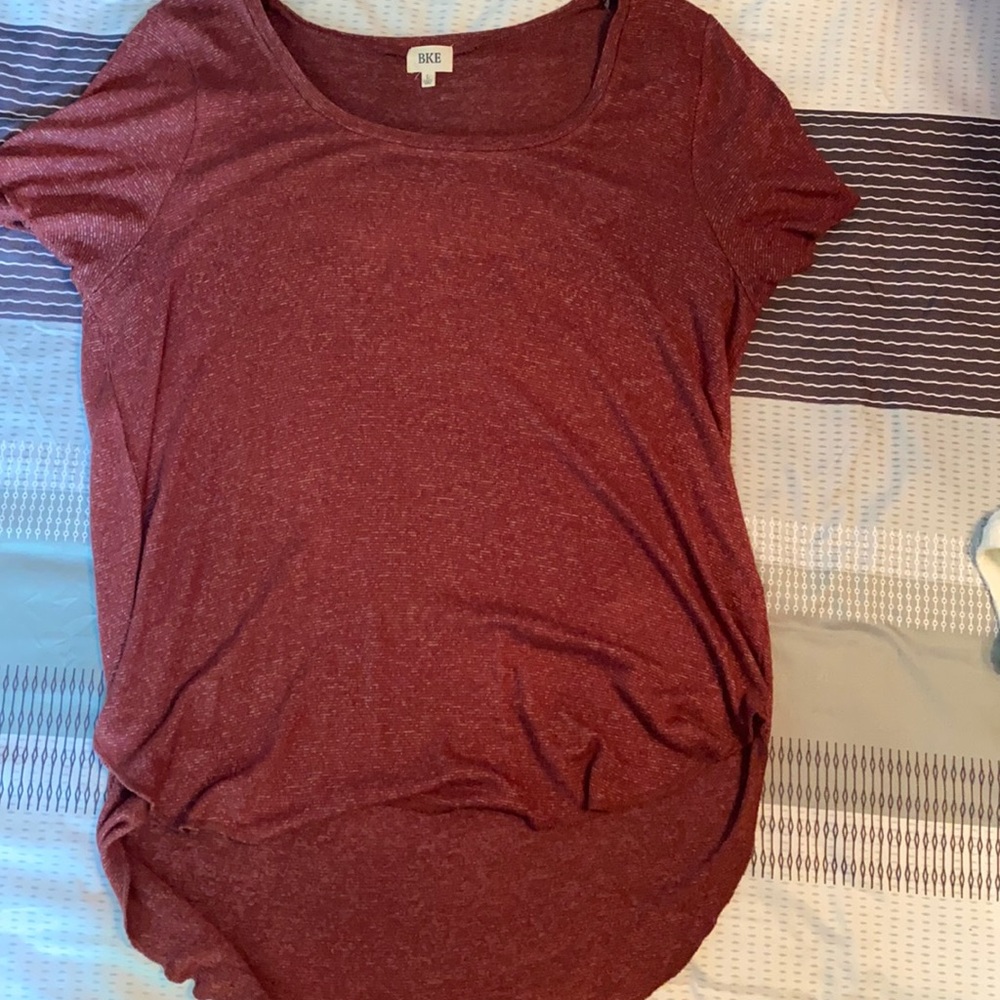 BKE high low short sleeve